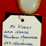 50 Karat AAA Grade Rainbow Moonstone Pendant. $145