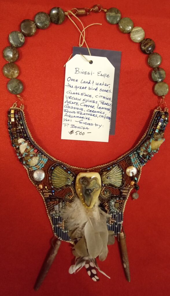 Binesi-Eagle. Handmade Necklace