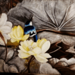 Bird in Woods. Oil on Canvas 36X48cm