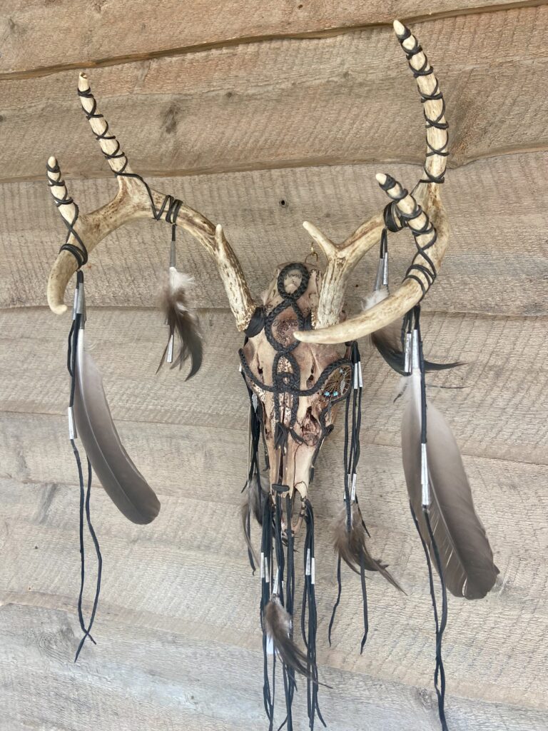 Buck Skull Blue Horizon