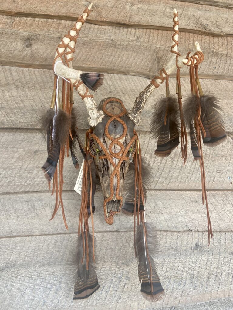 Buck Skull Green Pastures