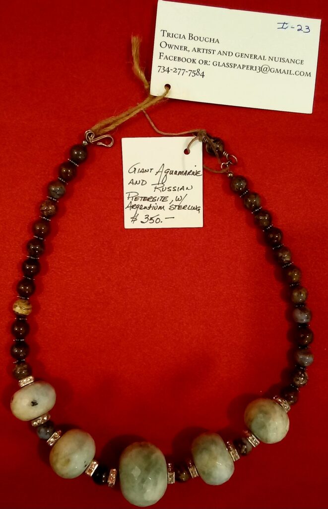 Handmade Aquamarine Necklace