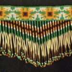 Handmade Beaded Sunflower Quill Choker. $125.