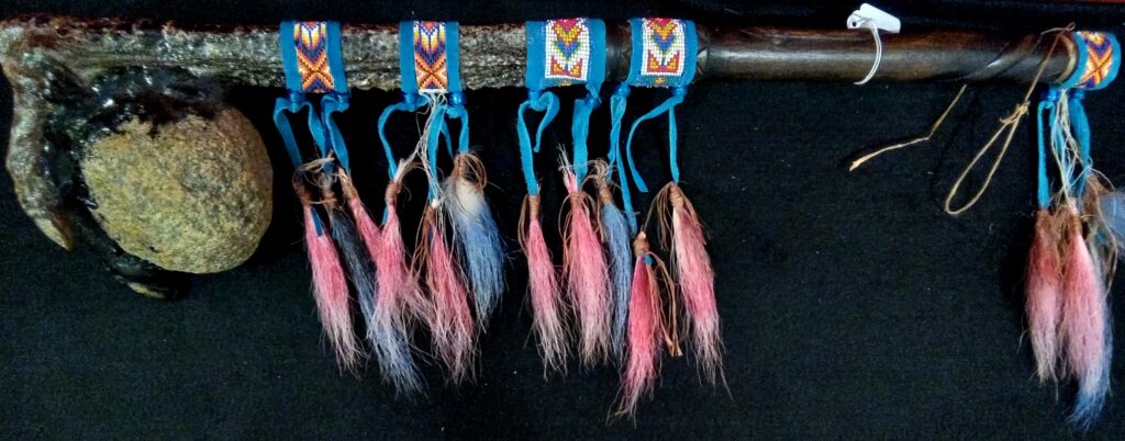 Handmade Emu Foot Warclub
