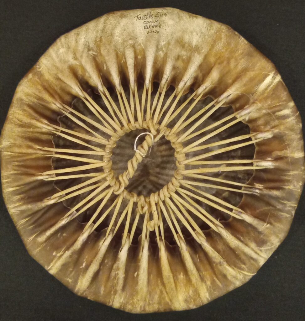Handmade Stag Elk Hide Drum