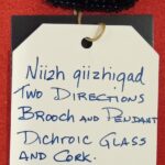 Niizh qiizhiqad, Two Direction Pendent_Brooch. $75
