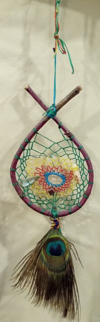 Peacock Dream Catcher