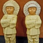 Vintage Bakalite Dolls (Pair). $50