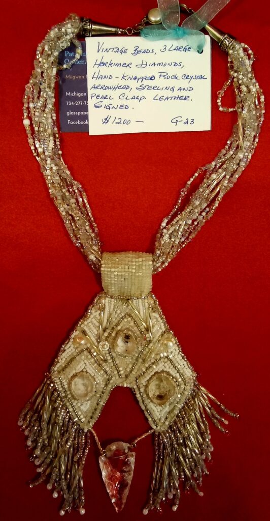 Vintage Bead Diamon Necklace