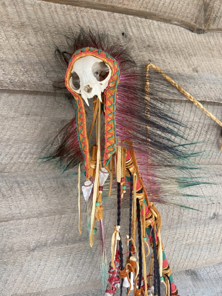 Bobcat Skull Shaman Staff