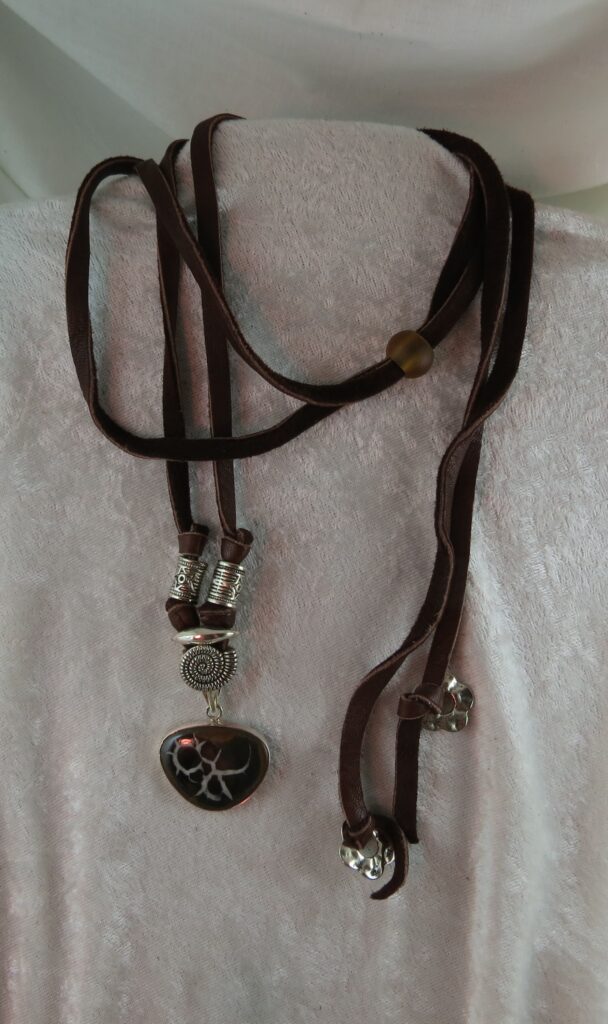 Handmade Pearl Moon Stone Necklace